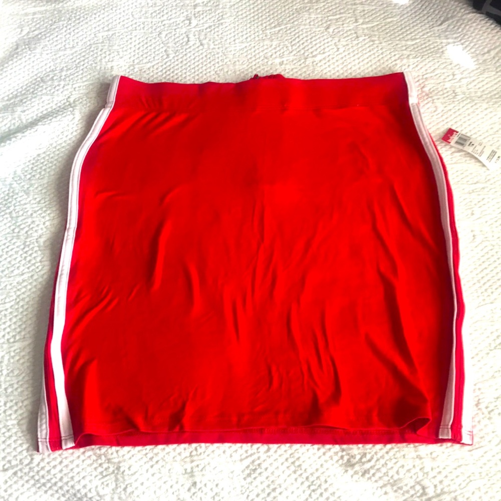 NWT joe boxer red stretch skirt